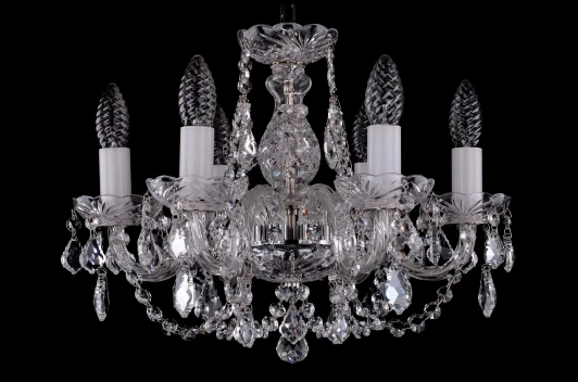 1406/6/141/Ni/Leafs Подвесная люстра Bohemia 1406 1406/6/141/Ni/Leafs