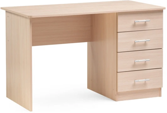 318909 Стол письменный Woodville СП4 дуб молочный 318909