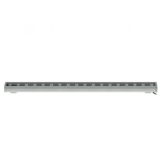 ULF-L53-18W/4000K/L100/45D 220V IP65 SILVER Прожектор светодиодный линейный, 1000мм, 4000К Алюминий Uniel L53 линейные Wallwasher (угол 45 гр.) ULF-L53-18W/4000K/L100/45D 220V IP65 SILVER