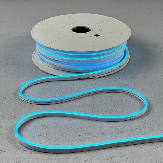 FR-23519 Односторонний Гибкий Неон 8х16мм Небесно-Голубой 12В, IP65 Laitcom FR-23519