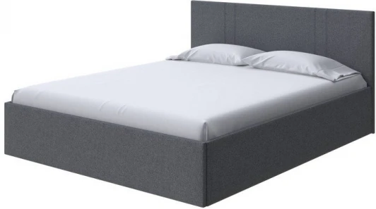 1939103 PROxSON Кровать Helix Plus (Ткань: Рогожка Savana Grey (серый)) 160x200