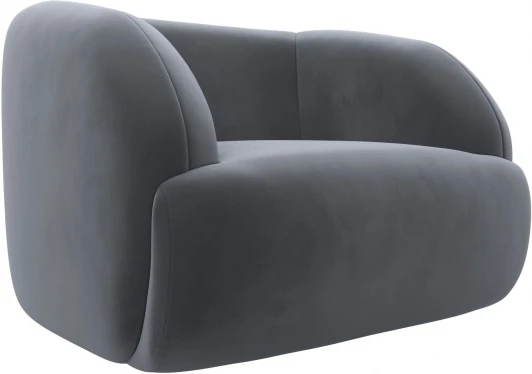 121946 Кресло Лига-041 (Серый/Велюр) Лига Диванов арт.121946
