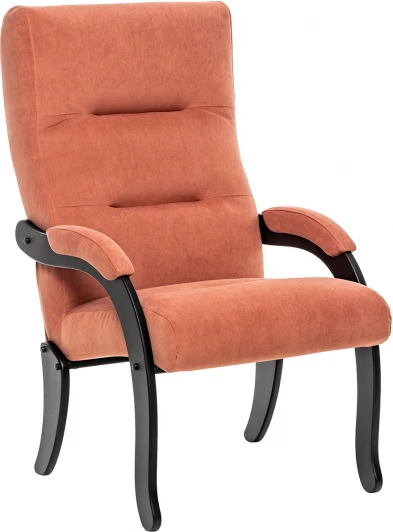 2500000174667 Кресло Leset Дэми (Фанера,Металл,Велюр/Оранжевый) арт.2500000174667