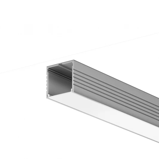 631008 Алюминиевый профиль накладной 35x35 серебро, 2 м Maytoni Led Strip 631008