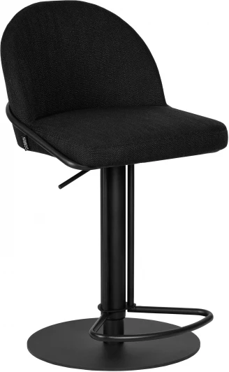 1620-LMN OLIVER, цвет сиденья черная ткань (SLR-10), цвет основания черный Стул барный Dobrin OLIVER (черная ткань (SLR-10))