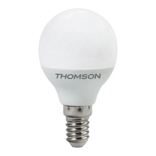TH-B2154 Лампочка светодиодная диммируемая белый шар E14 6W Thomson Globe TH-B2154