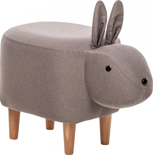 2500000098437 Пуф Leset Rabbit COMBI (Фанера,Брус/Рогожка) Leset арт.2500000098437