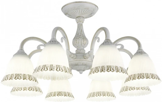 347410/8 WT+G Потолочная люстра на штанге Arte Milano AM347410 347410/8 WT+G (220V)