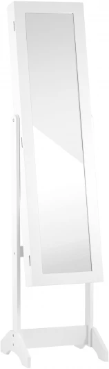 УТ000003619 Зеркало-шкаф напольное Godrick для украшений белое