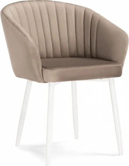 576743 Кресло Корсо (Корсо бежевое / белое) Notta арт.576743