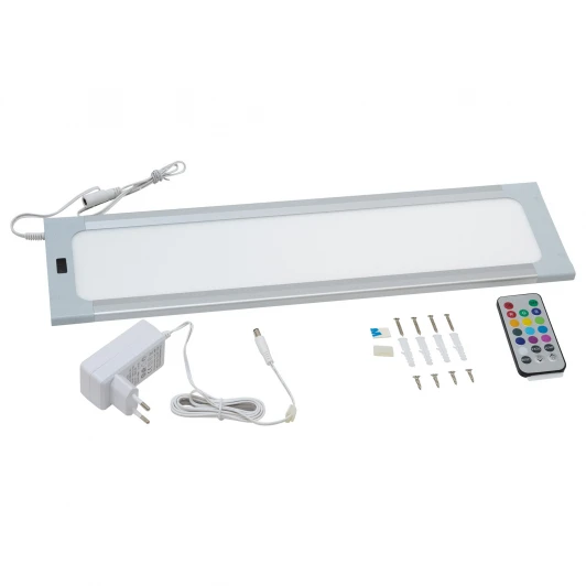 ULI-F42-7,5W/RGB/RC/DIM SENSOR IP20 SILVER Настенный светильник линейный светодиодный диммируемый с датчиком движения ULI-F42-7,5W/RGB/RC/DIM IP20 Uniel SENSOR SILVER (220V)