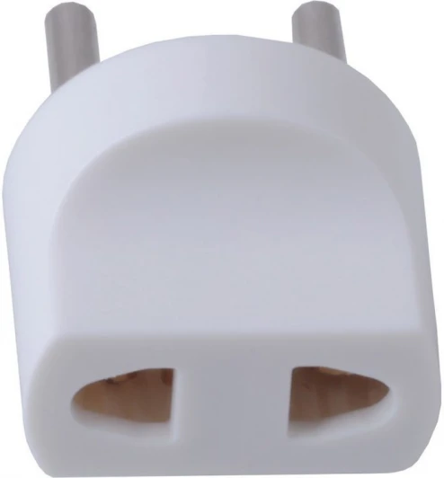 32860 Адаптер переходник без заземления (белый) Stekker 32860