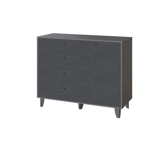 00-00185336 Комод ТЭКС Катрин-13, Графит, Гранит лофт