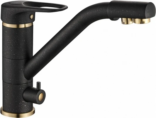 SH 321 BLACK BR Смеситель Steel Hammer SH 321 BLACK BR для кухонной мойки