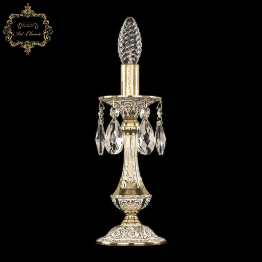 32.1100L.1-26.GW Настольная лампа Art Classic 32.11 32.1100L.1-26.GW (220V, подвески, подсвечник, свеча)