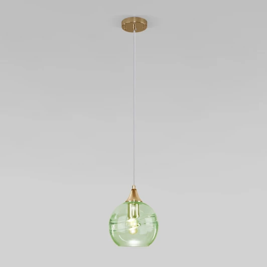50221/1 зеленый Умный подвесной светильник Eurosvet Lotus 50221/1 зеленый (220V, на проводе, шар)