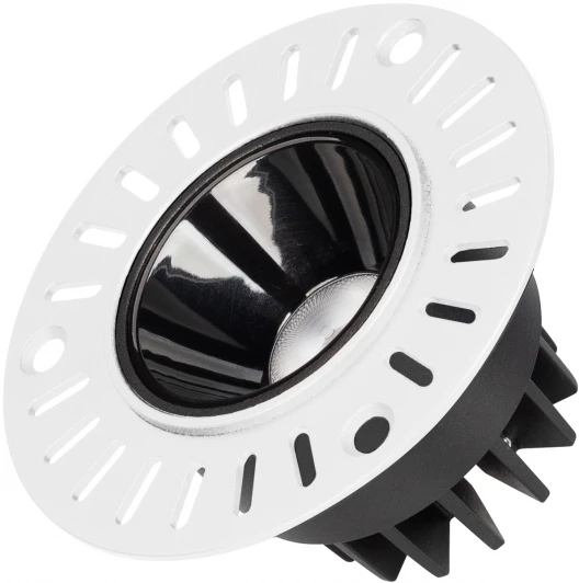 031882 Светильник встраиваемый LED MS-ATLAS-TRIMLESS-R50-8W Warm3000 (BK, 32deg, 230V) (Arlight, IP20 Металл) 031882