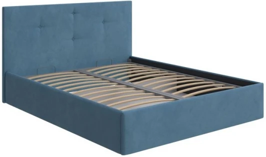 2028576 PROxSON Кровать Mono с бельевым ящиком (Ткань: Велюр Monopoly Прованский синий (792)) 140x200