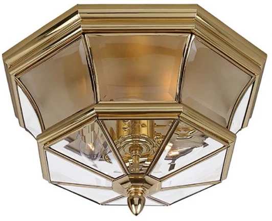 QZ-NEWBURY-F-PB Потолочный уличный светильник IP44 Natural Concepts Newbury QZ-NEWBURY-F-PB (220V, круглые)