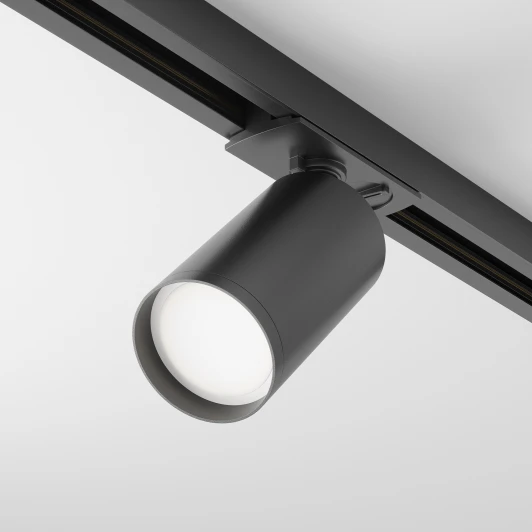 TR020-1-GU10-B Трековый светильник Focus S Unity GU10 10Вт (однофазный) Maytoni Technical TR020-1-GU10-B (220V, круглые)