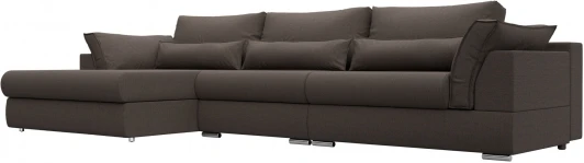 122940L Диван угловой Пекин Long угол левый Лига Диванов (Рогожка) арт.122940L