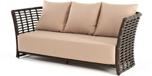 YH-C3250W Bronze "Валенсия" диван из искусственного ротанга трехместный, цвет бронзовый 4SIS арт.УТ-00006745