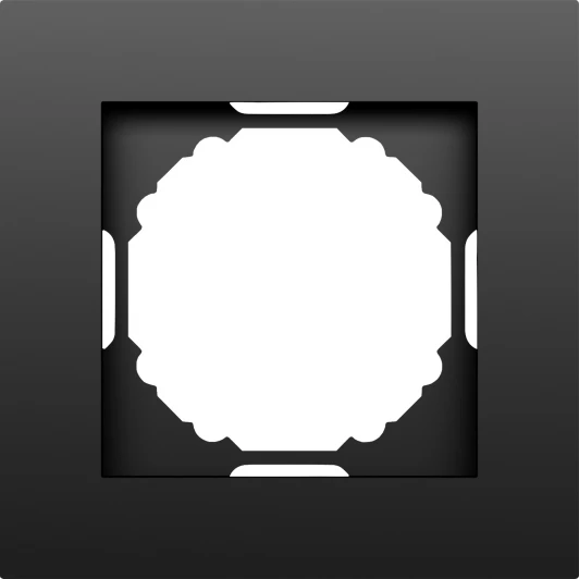 DE21130 Рамка 1-я, матовый карбон Donel A07 DE21130