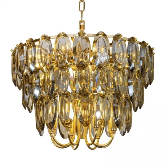 L35820 Подвесная люстра L'Arte Luce Scala L35820 (220V, хрусталь K9, на цепи, круглые)