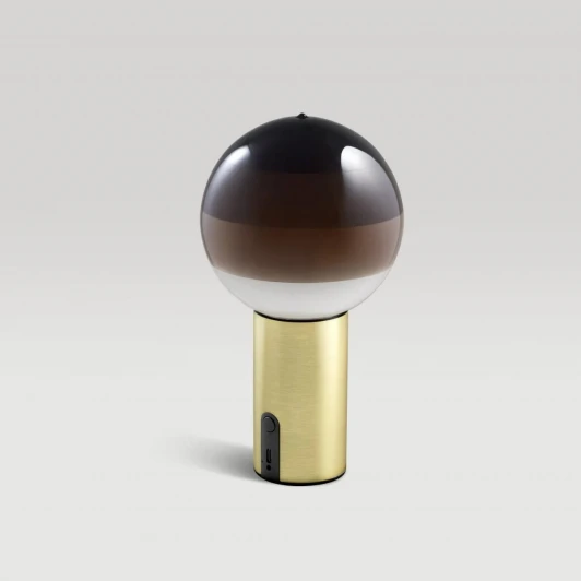 A691-453-4715-27K Настольная лампа Dipping Light Portable шоколадный-матовая латунь Marset A691-453-4715-27K (251326)