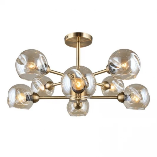 OML-93307-08 Потолочная люстра на штанге Omnilux 933 OML-93307-08 (220V, шарики)