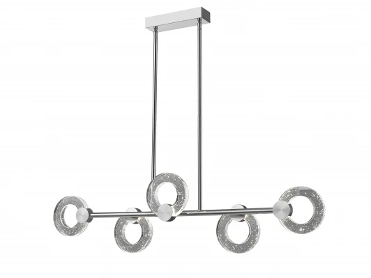 1083-LED20PL Потолочная люстра на штанге Simple Story 1083 1083-LED20PL (220V, хрусталь, кольцо)