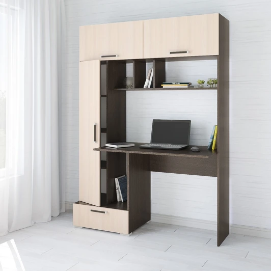 00-00026513 Стол компьютерный ТЭКС Квартет-11, венге