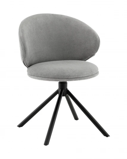 УТ000041566 Стул Труфальд велюр светло-серый Stool Group арт.УТ000041566