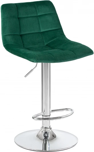 5017-LM TAILOR, цвет сиденья зеленый (MJ9-88), цвет основания хром Стул барный TAILOR (зеленый велюр (MJ9-88))
