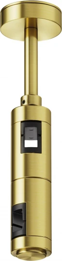 TRA156C-D1-BS Крепление потолочное двойное Short 78мм Flarity латунь Maytoni Accessories for tracks Flarity TRA156С-D1-BS (24V)