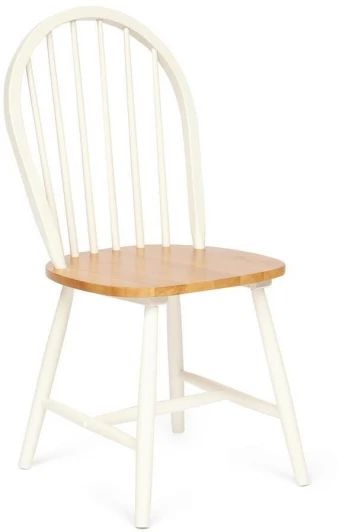 13040 Стул AVERY (mod. 1101) oak/ivory white ( дуб/слоновая кость) (дерево гевея)