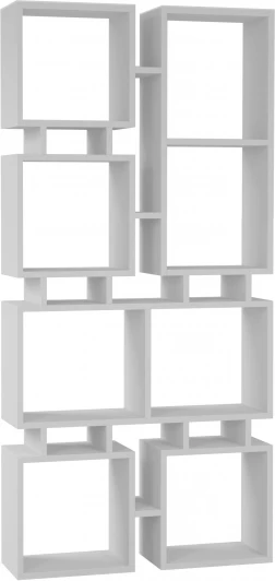 LEV00602 Стеллаж Прямые RAIL BOOKCASE NO.1 (ЛДСП/Белый) LEVE