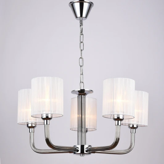 IL1256-5PPA-29 CR Romei Подвесная люстра ILLUMICO IL1256-5PPA-29 CR Romei