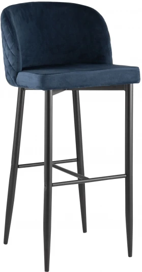 УТ000001369 Стул барный Stool Group Оскар велюр сине-зеленый УТ000001369