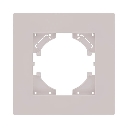 AT1CM Рамка 1-постовая кашемир матовый Kollinger Aspekt AT1CM