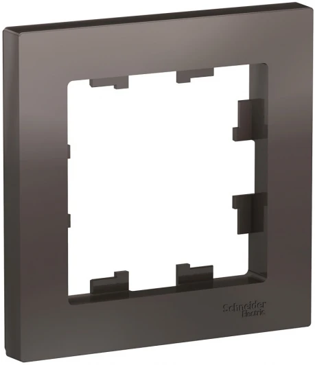 ATN000601 Рамка на 1 пост (мокко) Systeme Electric AtlasDesign ATN000601