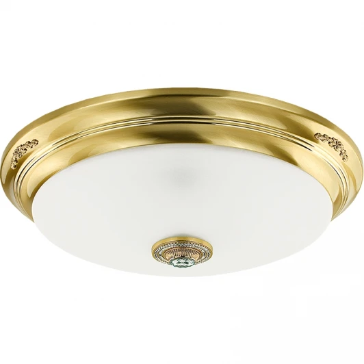 BEL-PL-3(Z) Потолочный светильник круглый Kutek Bellagio BEL-PL-3(Z) (220V)