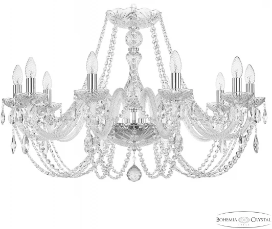 101/10/300 Ni Подвесная люстра Bohemia 101 101/10/300 Ni (220V, подвески, на цепи, подсвечник, свеча)