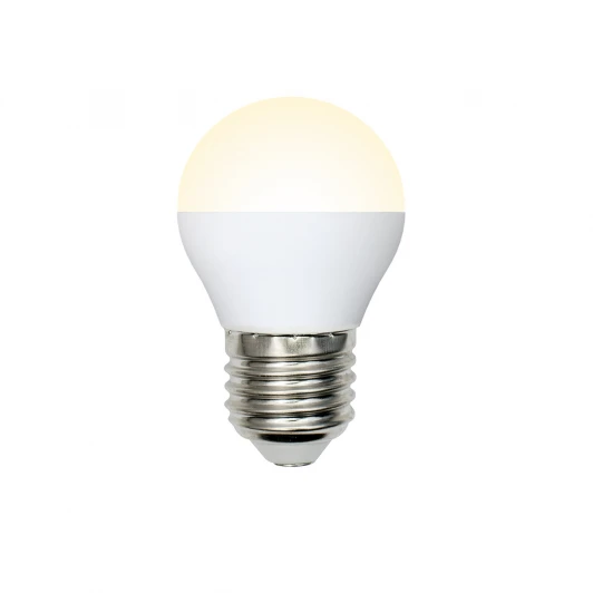 LED-G45-11W/WW/E27/FR/NR картон Лампочка светодиодная шар белая E27 11W 3000K Volpe LED-G45-11W/WW/E27/FR/NR