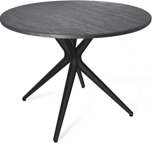 1856318007 Стол Sheffilton SHT-TU30/TT 90 МДФ черный/каменный уголь