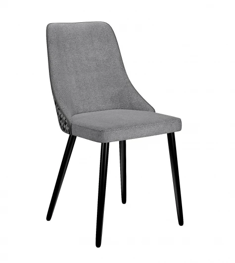00-00079933 Стул DikLine 286 SB6/A3 св. серый, ножки черные арт.00-00079933