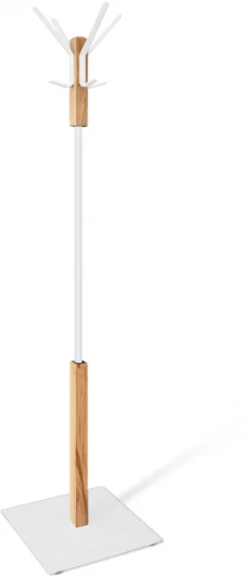 1008573402 Вешалка Альберо SHT-CR20 прозрачный лак/белый муар Sheffilton 1008573402