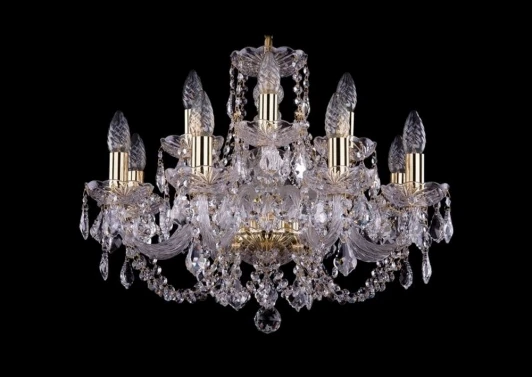 1406/8+4/195/G/Leafs Подвесная люстра Bohemia 1406 1406/8+4/195/G/Leafs