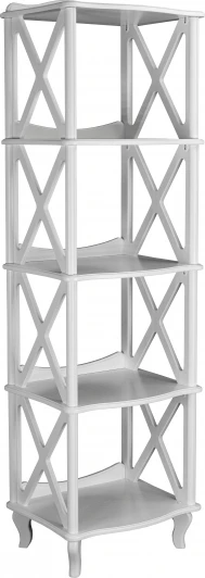 008567 Этажерка-стеллаж Джульетта 4 уровня, молочный дуб Л Mebelik арт.008567