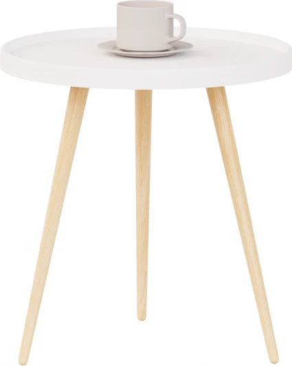 1620181601 Стол журнальный Слайн Келли белый 1620181601